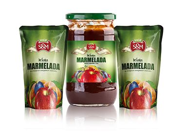 Mešana marmelada, 580g, 2400g