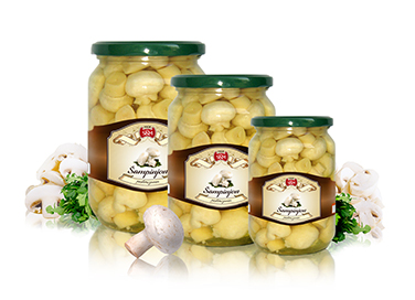 Šampinjon rezani, 370g, 680g, 1450g