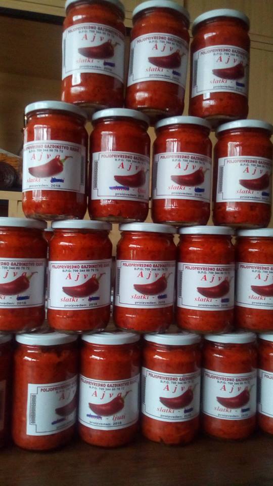Ajvar Radić (superljuti, ljuti, blagi, slatki)