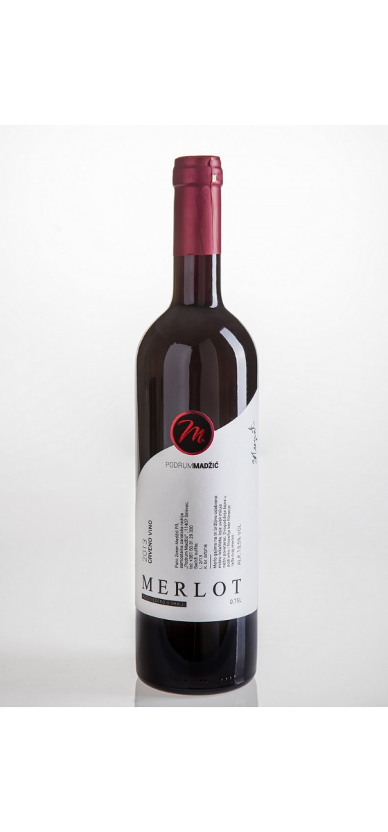 Crveno vino Merlot Madžić
